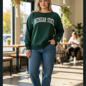 NWT Michigan State Green Crew Neck Sweater XXL